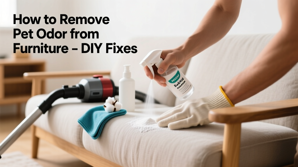 How to Remove Pet Odor from Furniture: DIY Fixes