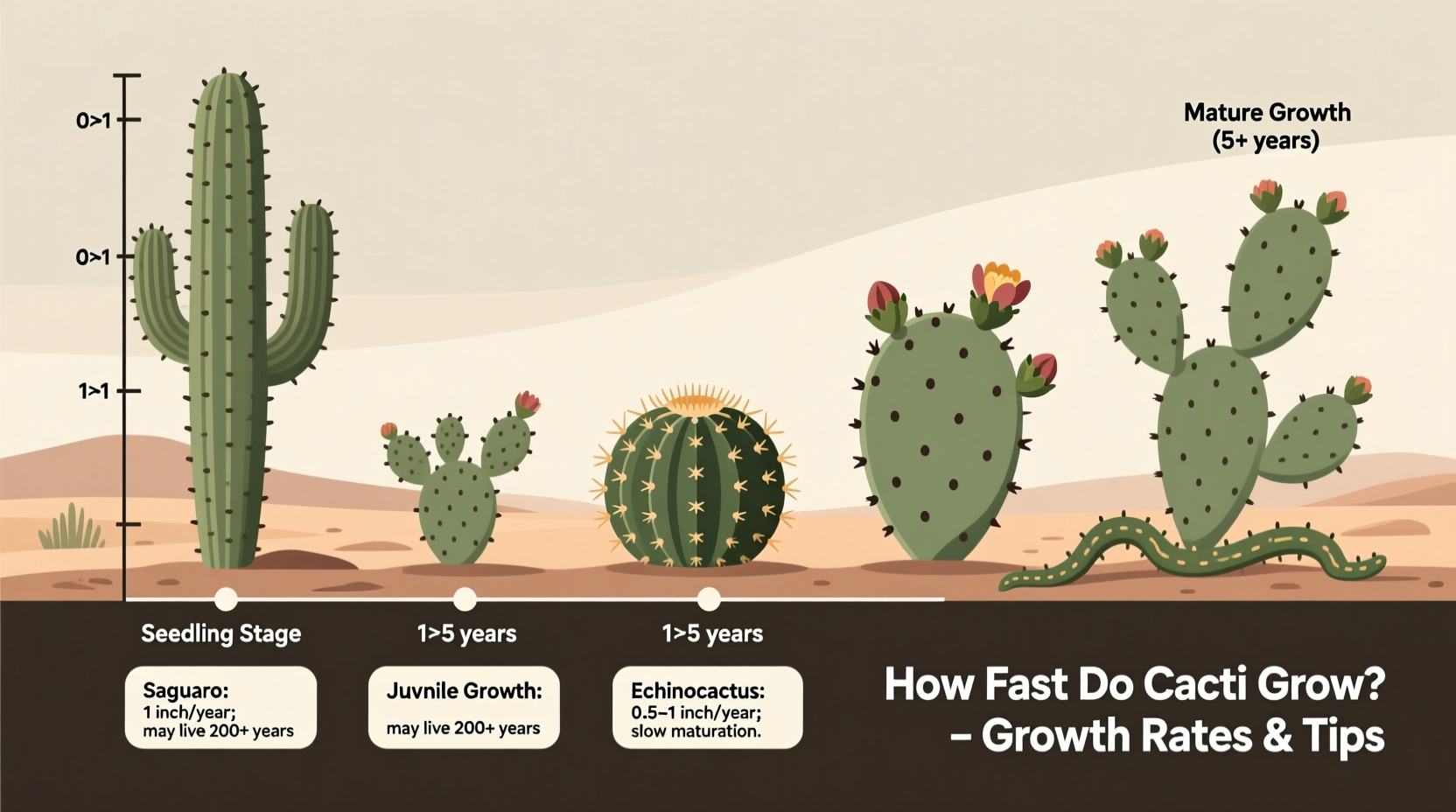 Cactus Growth Rates: 5 Tips to Speed It Up