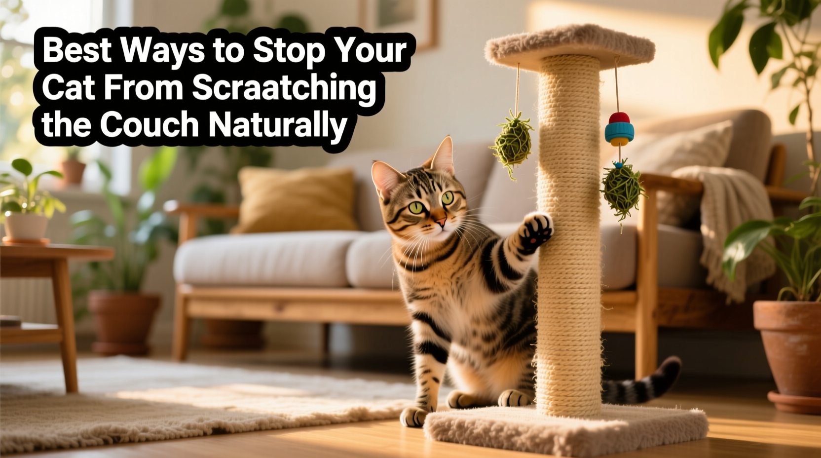 best ways to stop your cat from scratching the couch naturally