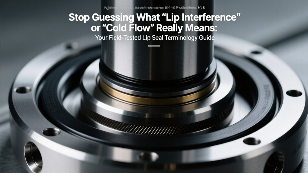 Lip Seal Glossary: 42 Engineer-Used Terms Defined