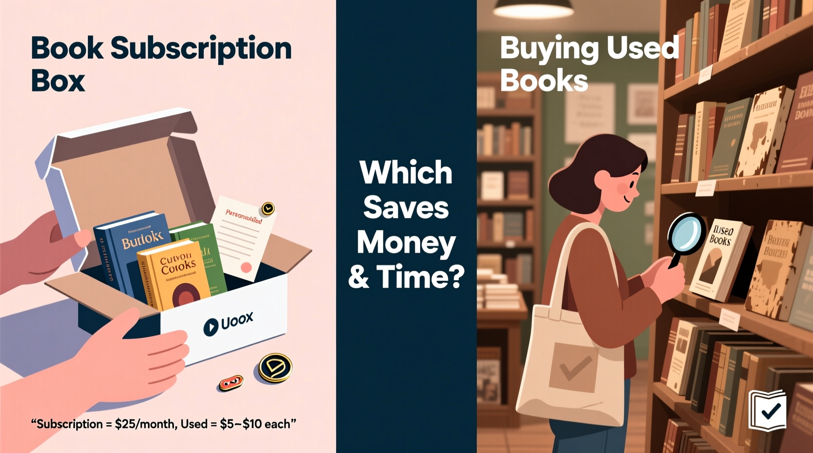 is a subscription box for books worth it compared to buying used