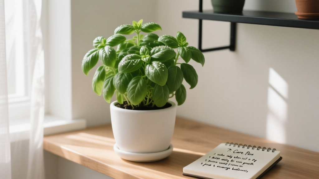 Basil Plant Care Indoors: 7-Step System for Nonstop Harvests
