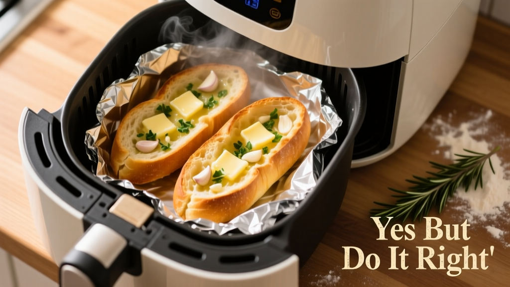 Garlic Bread in Foil in Air Fryer: Yes (But Do It Right!)