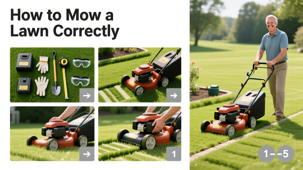 How To Mow A Lawn Correctly: Step-by-Step Guide