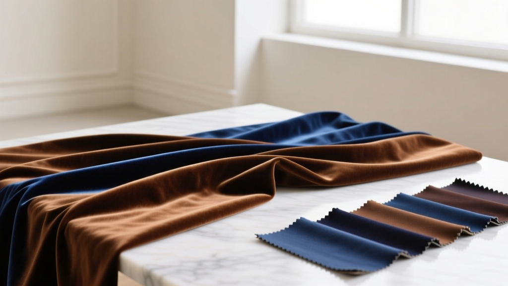 Velvet Fabric Brown Blue: Luxe Texture & Color Guide