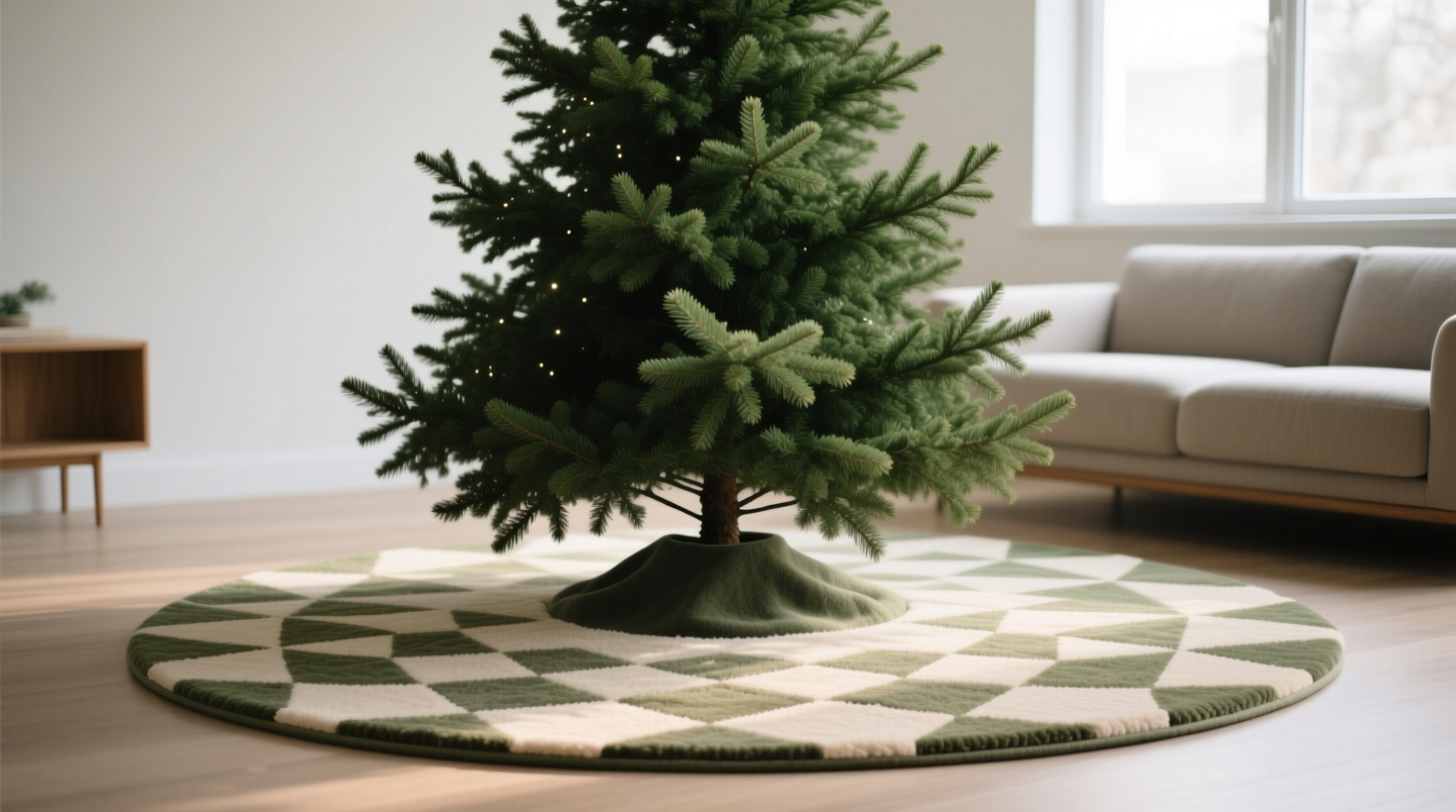 how to hide the base of your christmas tree seamlessly