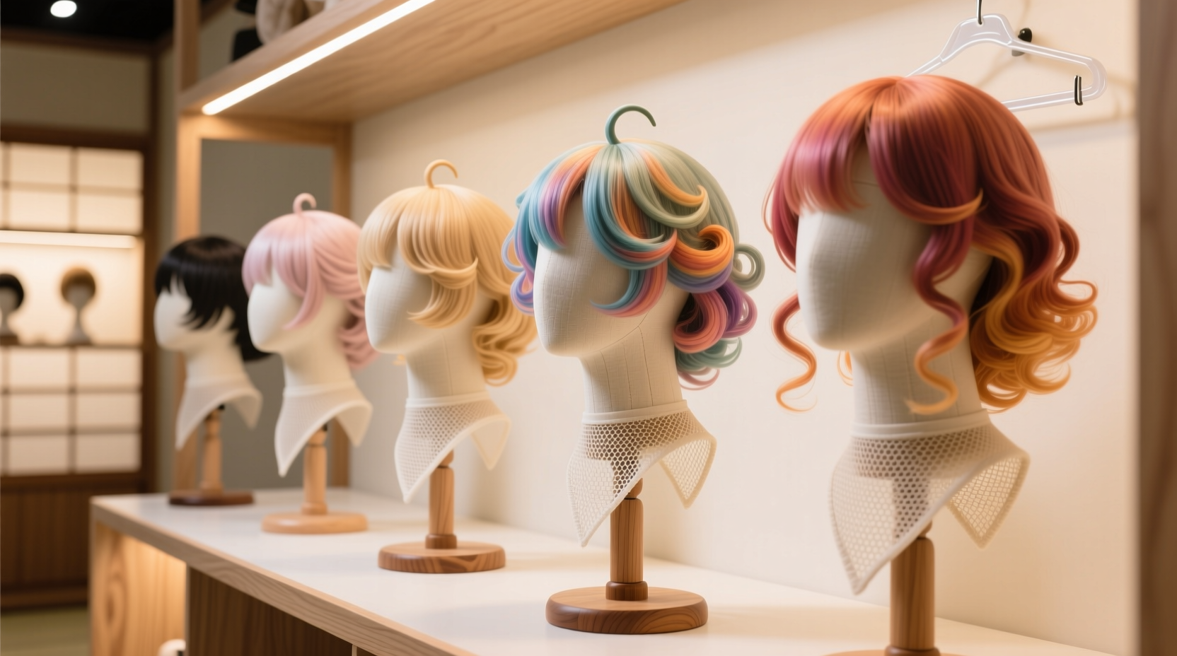 cosplay wig storage preserve curls with breathable stands