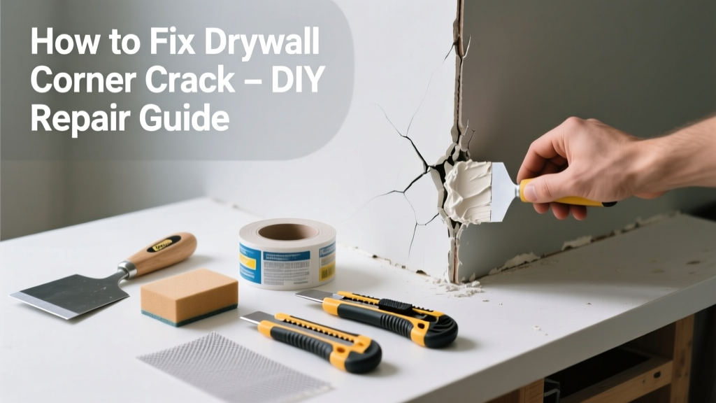 How to Fix Drywall Corner Crack: DIY Repair Guide