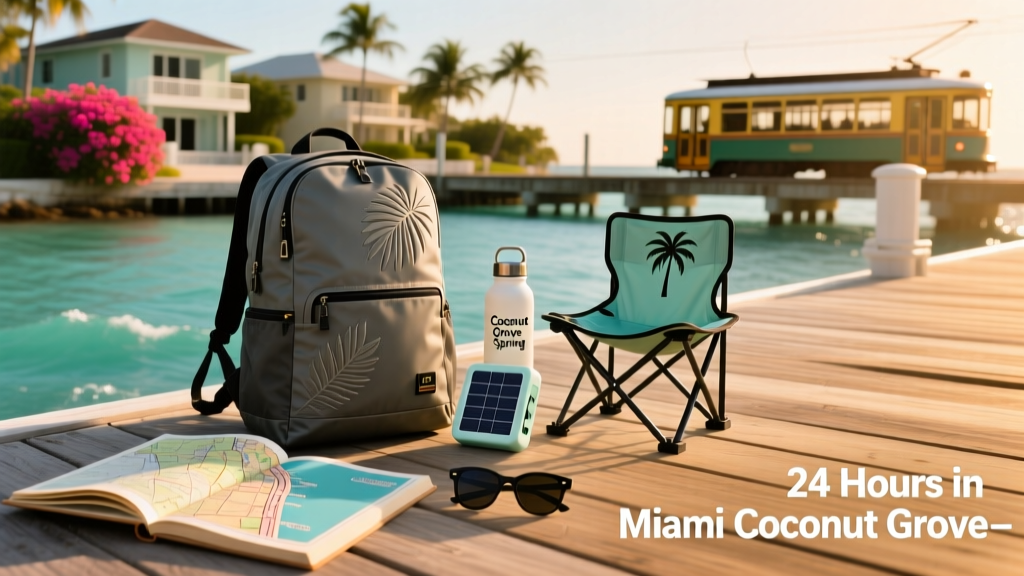 24 Hours in Miami’s Coconut Grove: A Real-World Gear & Lifestyle Test Across Sun, Salt, and Sidewalks