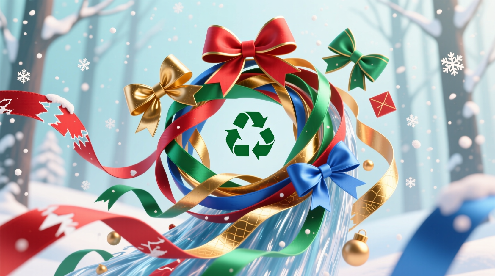 dont recycle your holiday ribbons and bows