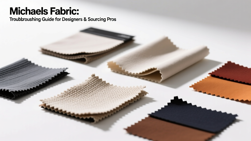 Michaels Fabric: Troubleshooting Guide for Designers & Sourcing Pros
