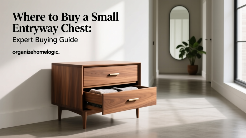 Where to Buy a Small Entryway Chest: Expert Buying Guide