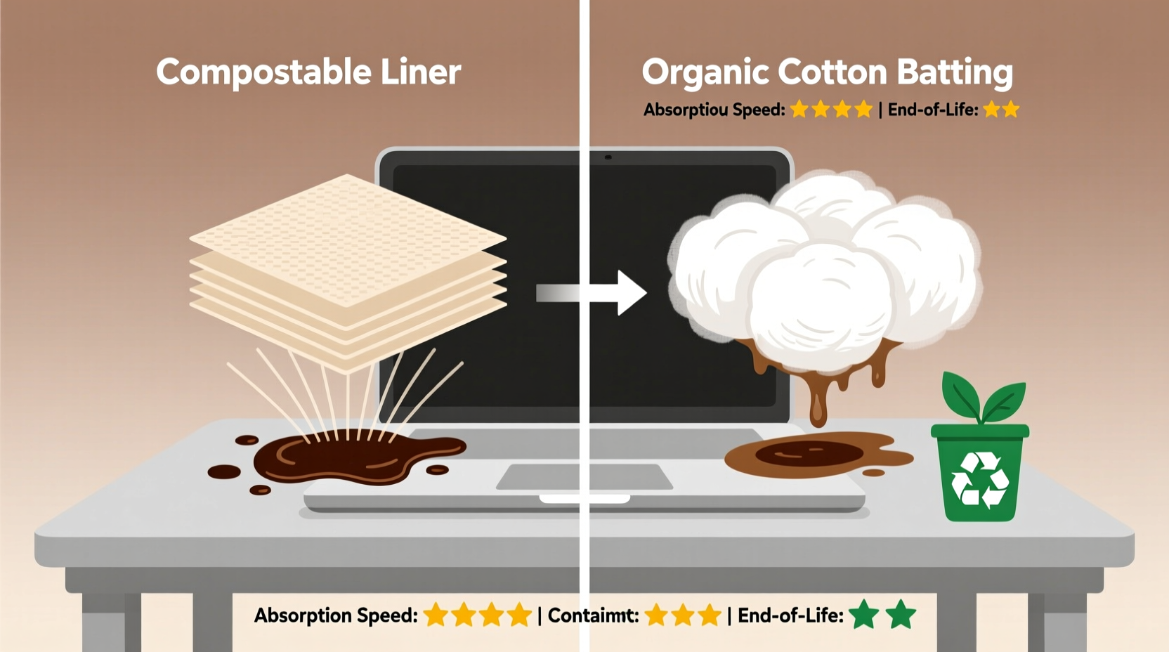 eco friendly cleaning tips spill absorption showdown