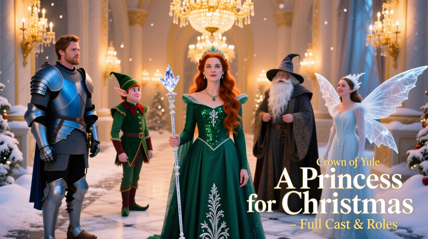 a princess for christmas cast