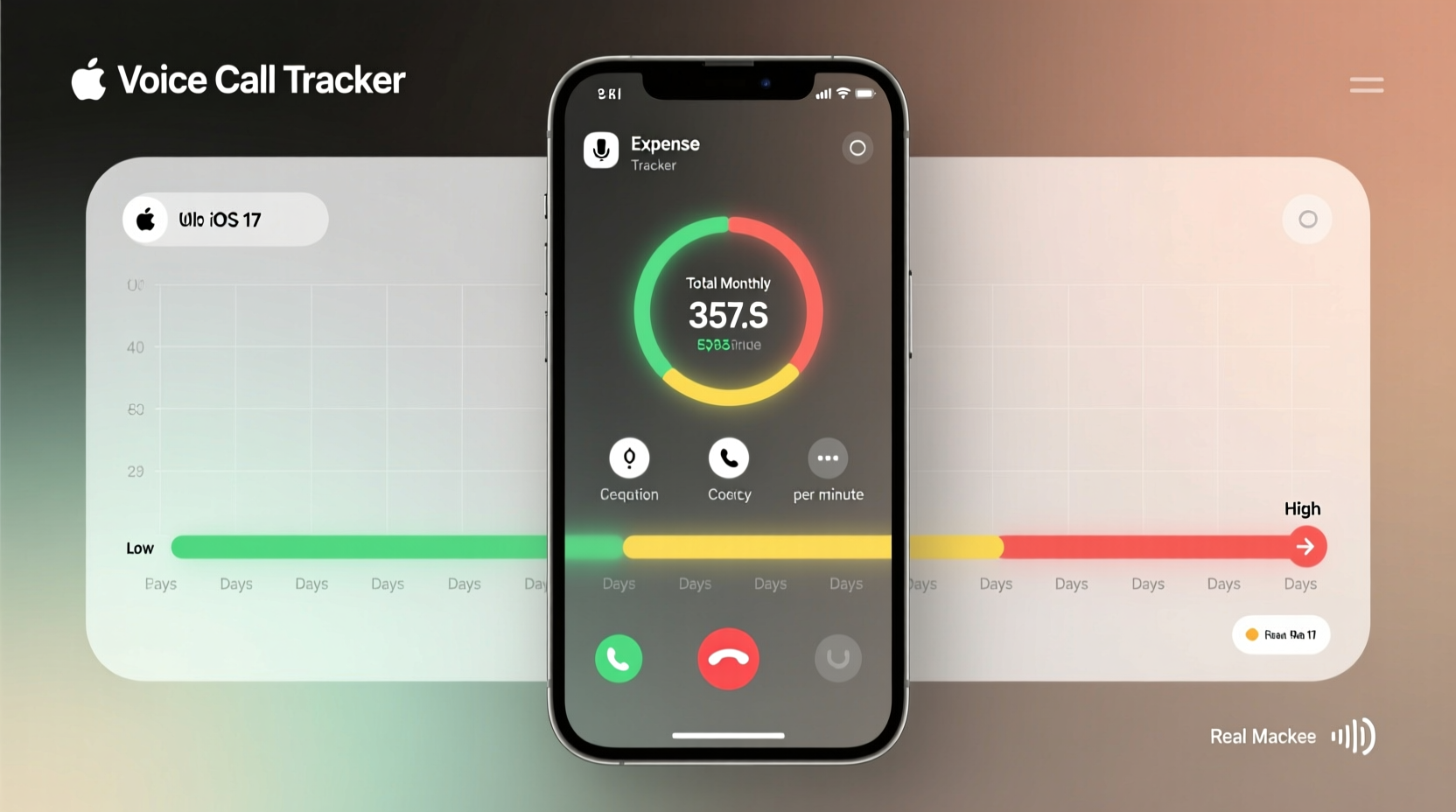 cell phone voice call expense tracker