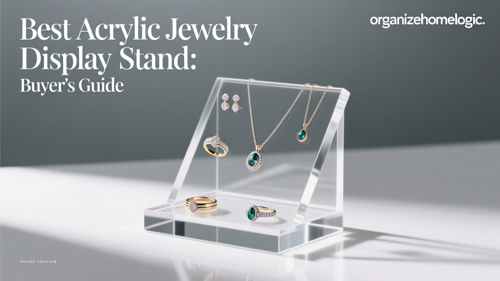 Best Acrylic Jewelry Display Stand: Buyer's Guide