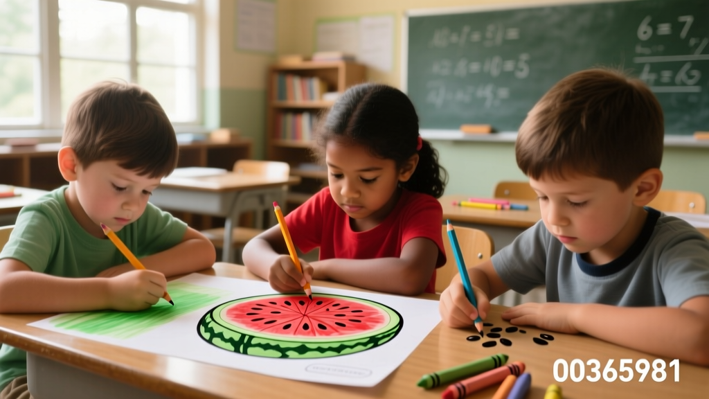 Watermelon Coloring Pages_00365981: Developmental Benefits, Classroom Integration, and Evidence-Based Design Principles