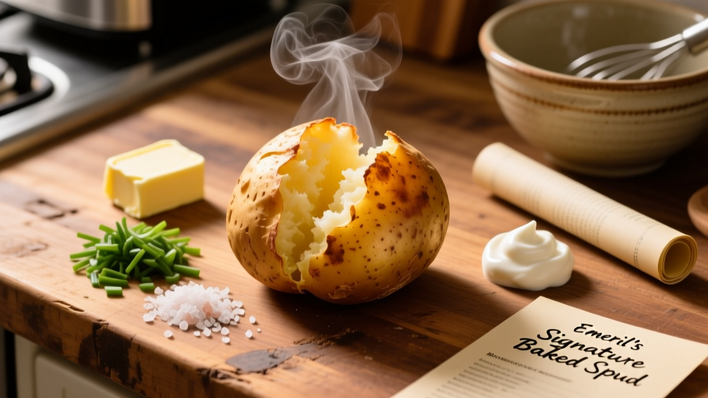 Perfect Baked Potato in Emeril 360 Air Fryer