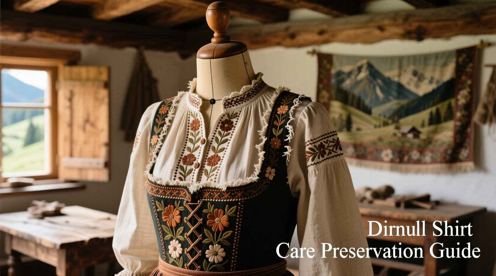 How to Wash, Iron, and Preserve Your Dirndl Shirt