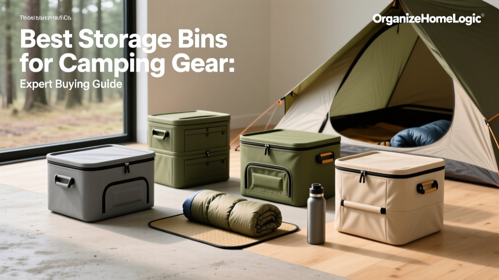 Best Storage Bins for Camping Gear: Expert Buying Guide