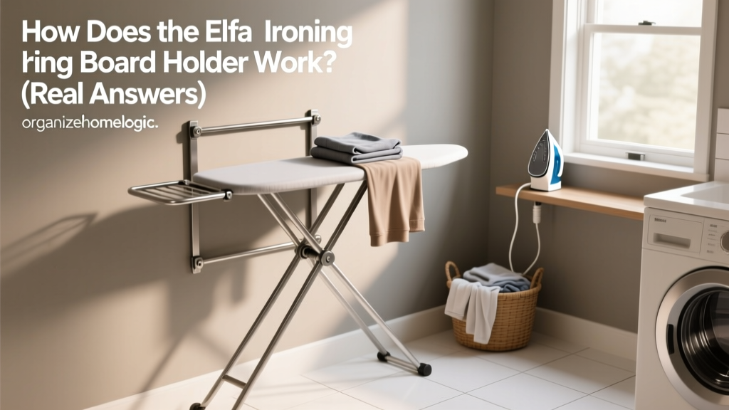 How Does the Elfa Ironing Board Holder Work? (Real Answers)