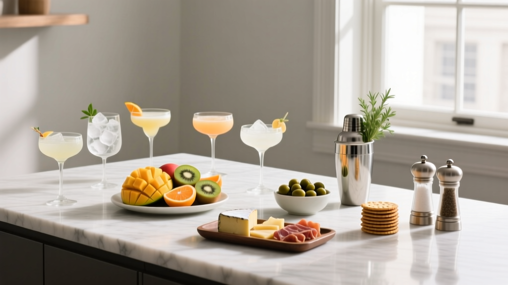 What to Serve at a Cocktail Party: The 7-Item Rule