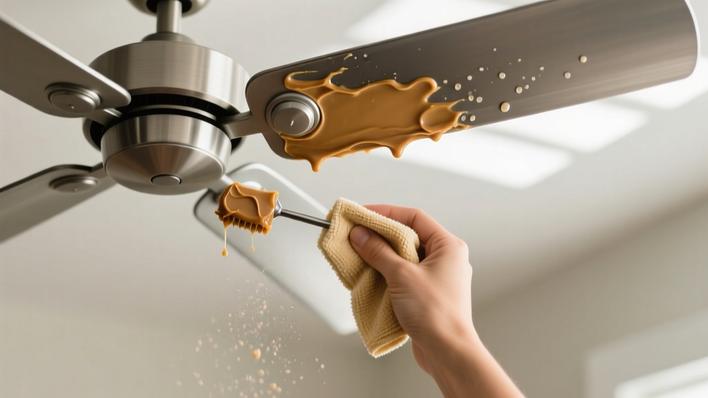 Tested: How to Get Peanut Butter Out of Ceiling Fan Fast