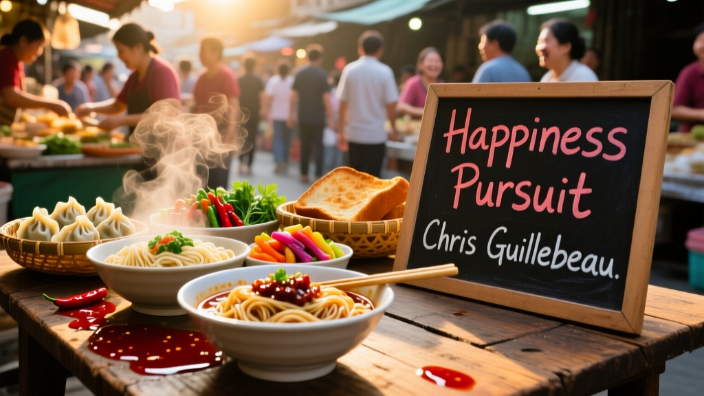 The Happiness Pursuit: How Chris Guillebeau Redefined Fulfillment Through Intentional Living and Culinary Exploration