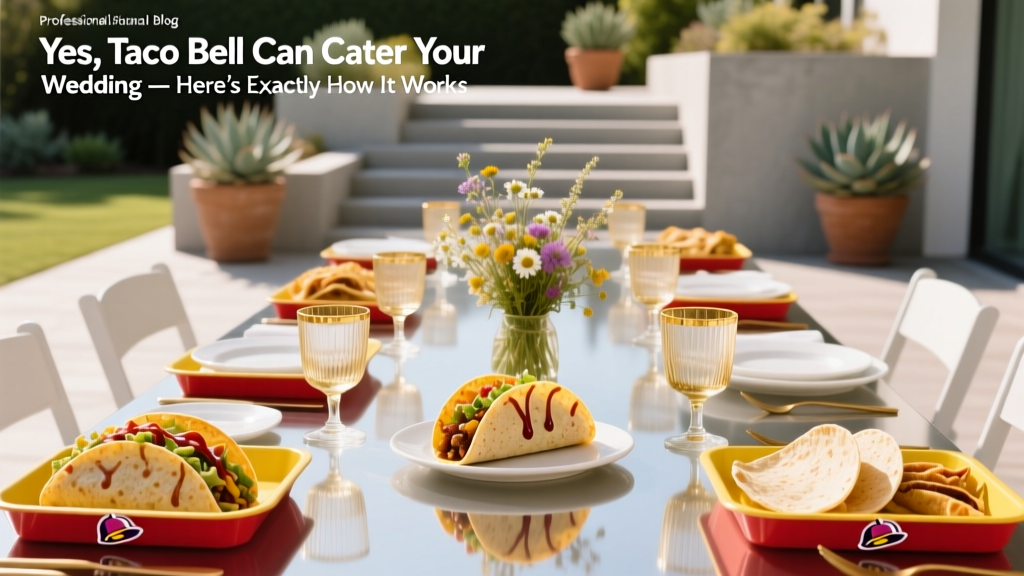 Taco Bell Wedding Catering: How It Works