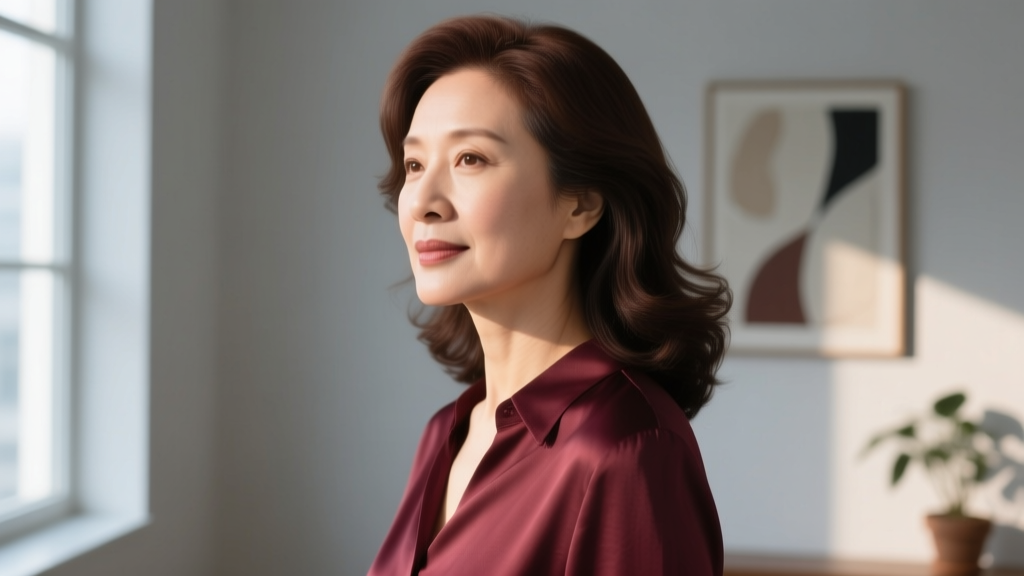 Profile of a woman