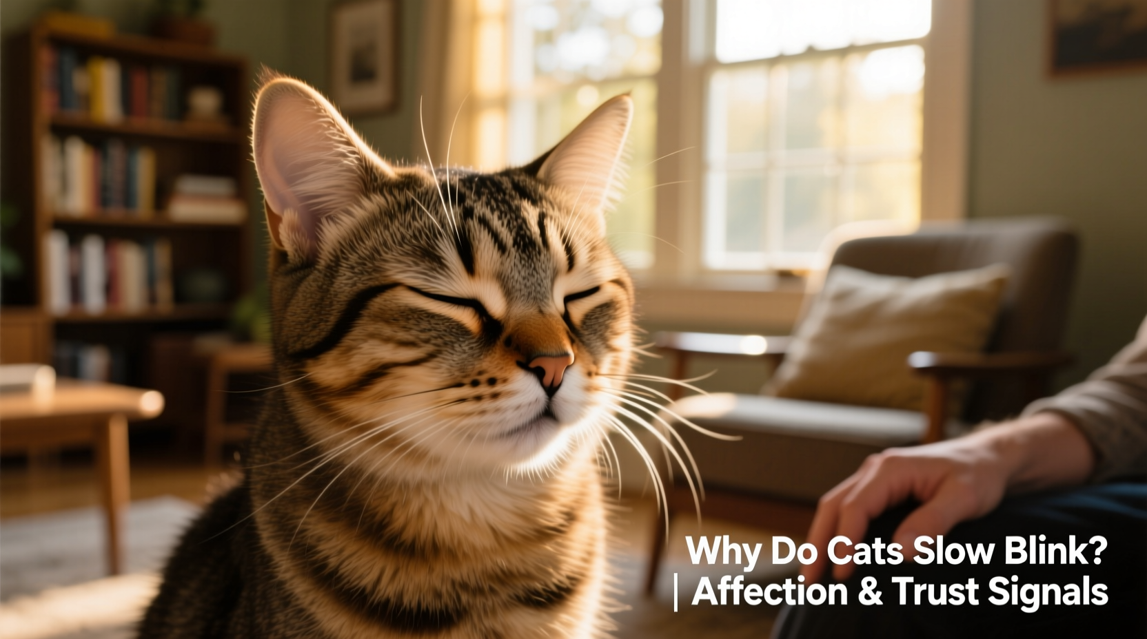 why do cats slow blink affection signs and trust signals