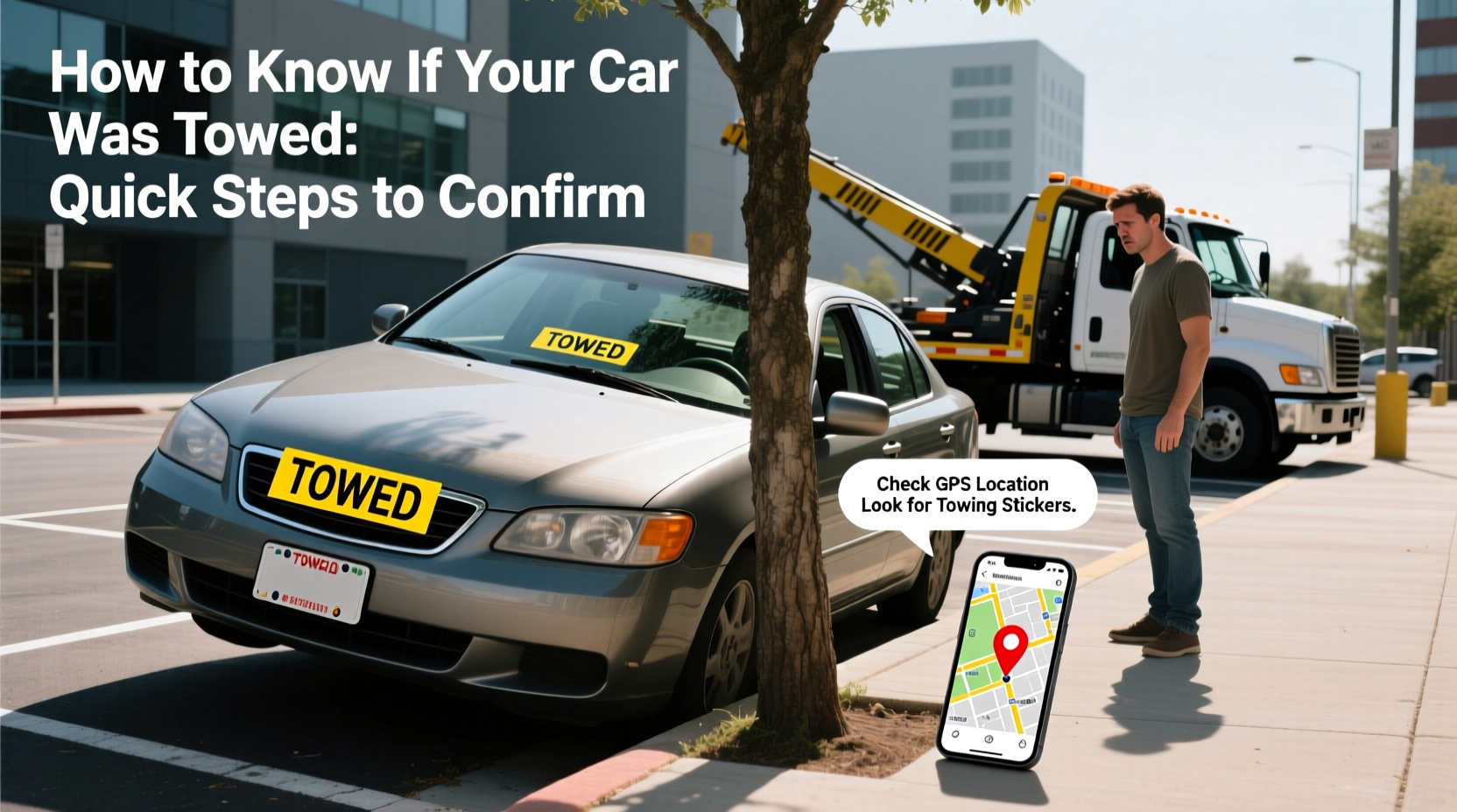 how to know if your car was towed