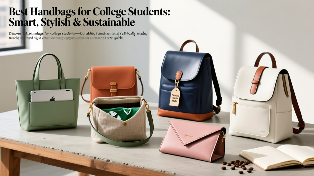 Best Handbags for College Students: Smart, Stylish & Sustainable