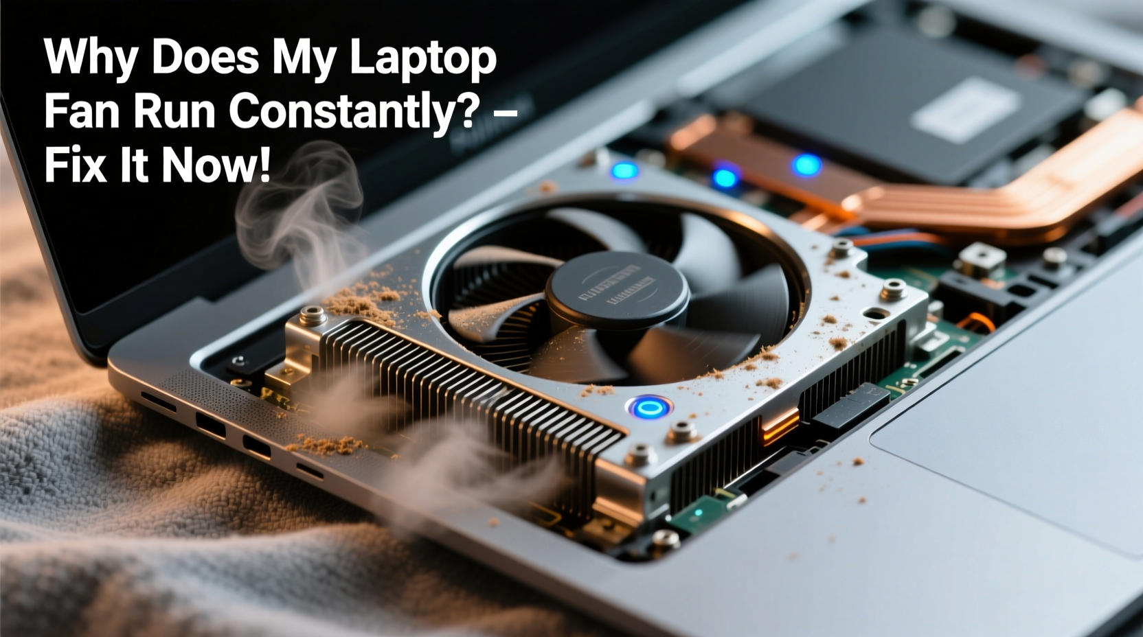 why does my laptop fan run constantly even when idle and how to cool it down