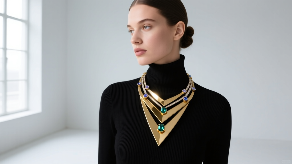 Statement Jewelry + Turtleneck: Yes, Here’s How