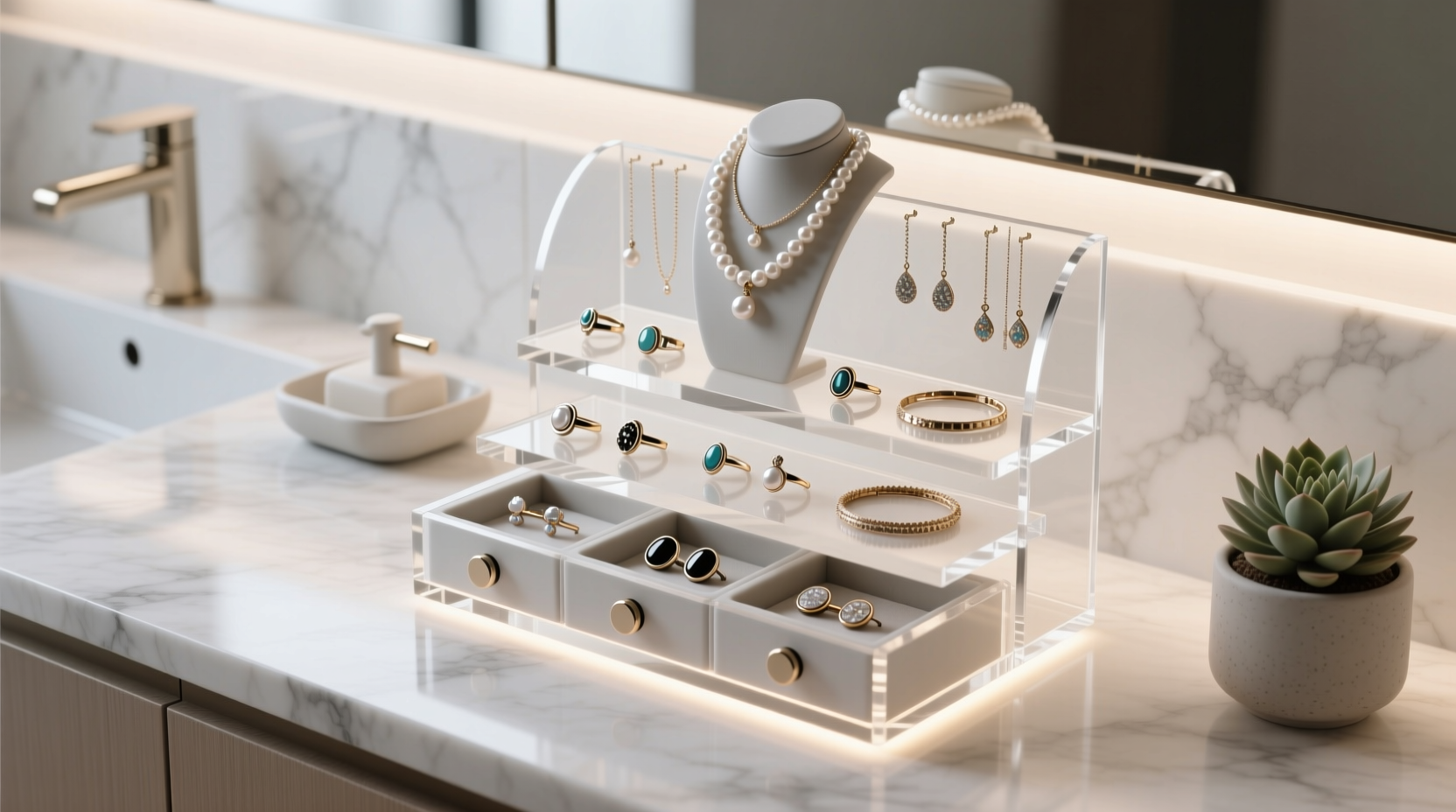 closet organization tips acrylic vs velvet risers