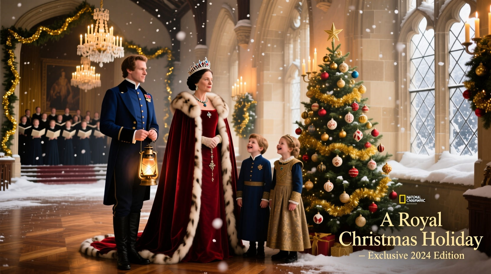 a royal christmas holiday cast