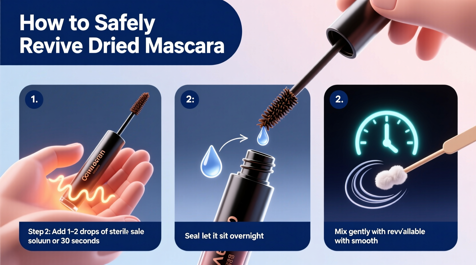 how to revive dried out mascara without buying a new one safely