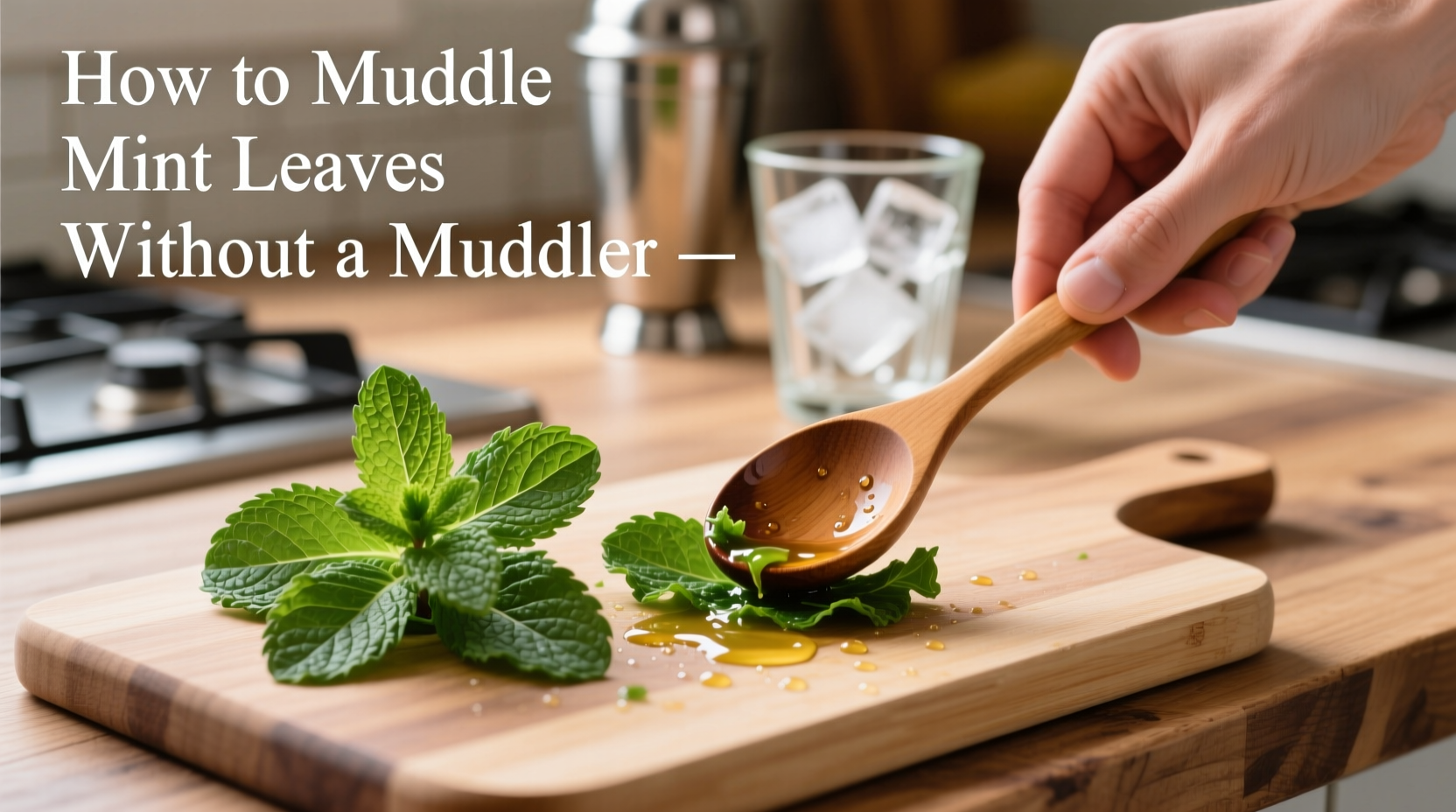 5 Ways to Muddle Mint (No Tool Needed) | TheHomeSprouts