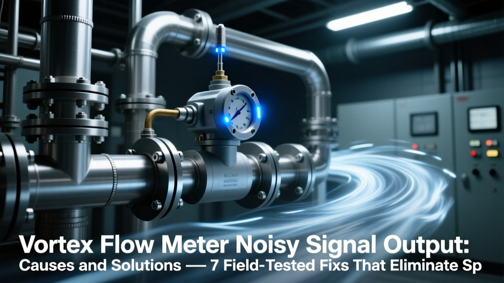 Fix Vortex Flow Meter Noisy Signal in 90 Minutes