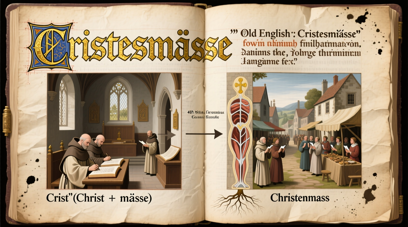 where does the word christmas come from