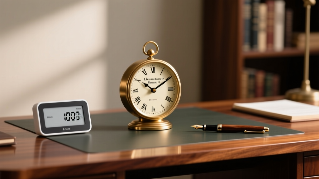 The Ultimate Author's Clock Showdown: Literary Dials vs. E-Ink Timers