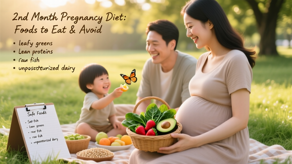 What to Eat and Avoid During the Second Month of Pregnancy: Evidence-Based Nutrition Guidance for Parents