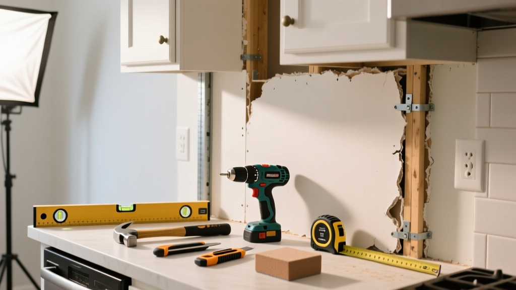 Fixing a Leaning Wall in the Kitchen: Step-by-Step Repair