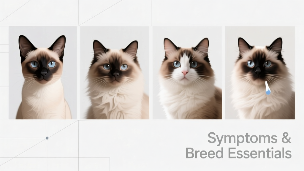 Symptoms & Cat Breeds Essentials: Recognizing Health Red Flags by Genetic Profile