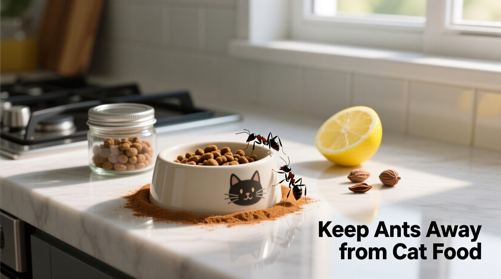 Effective Ways to Keep Ants Away From Cat Food Safely