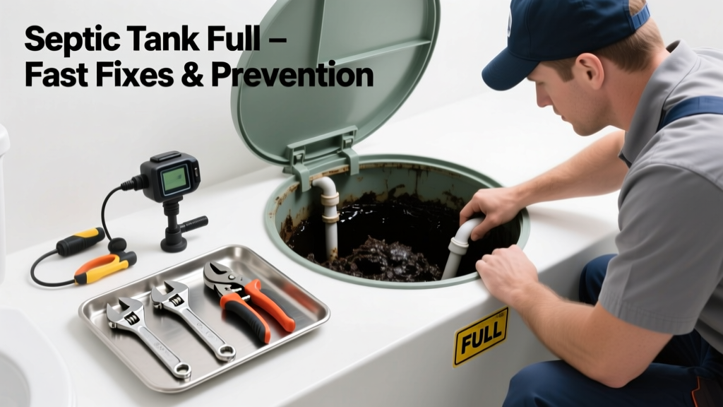 Septic Tank Full in Bathroom: Fast Fixes & Prevention