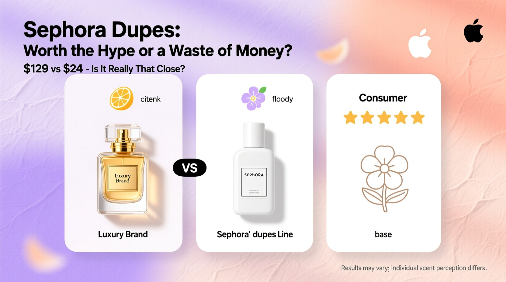 fragrance dupes from sephora dupes line worth the hype or waste of money