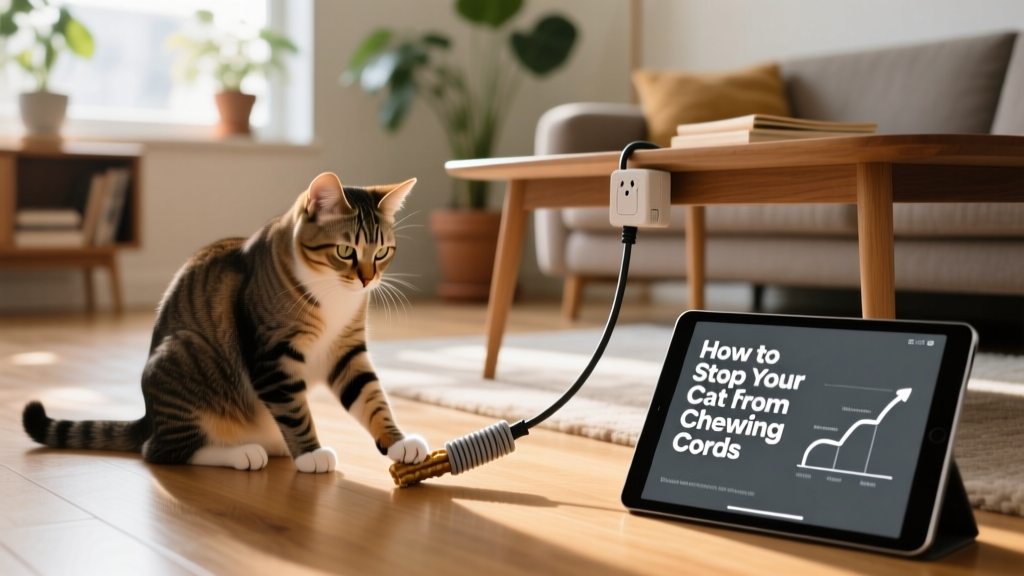 How to Stop Your Cat From Chewing Electrical Cords