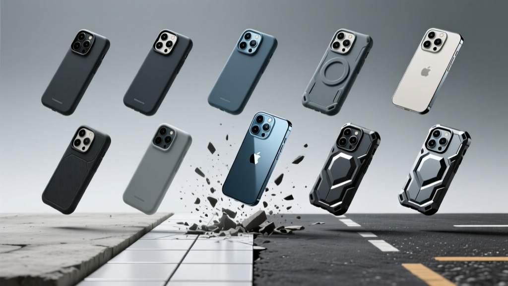 Phone Case Drop Test 2026: 12 Cases Tested on Concrete, Tile, and Asphalt From 6 Feet